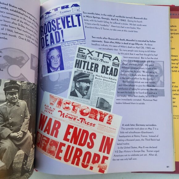 V Is for Victory Book America Remembers World War Kathleen Krull WW 2 Hardcover - Picture 5 of 11